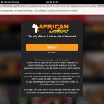 African Lesbians Login Codes