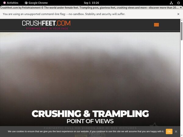 Crushfeet.com Sign In