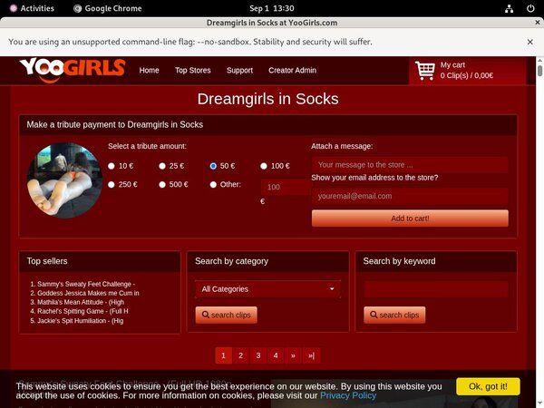 Dreamgirls In Socks Discount Registration Dreamgirls In Socks Discount Registration