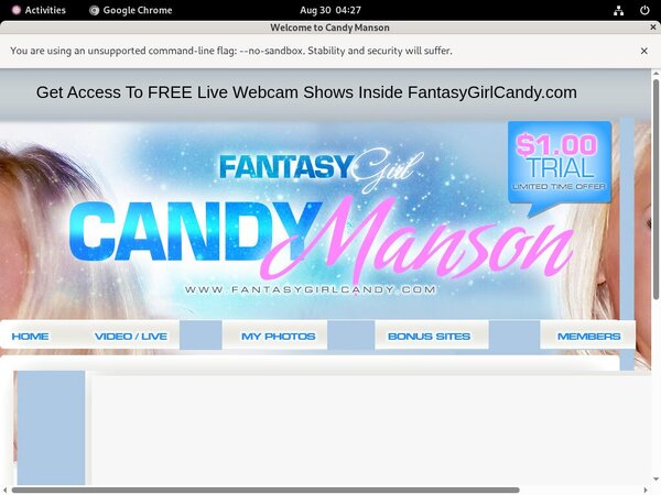 Fantasy Girl Candy Without CC