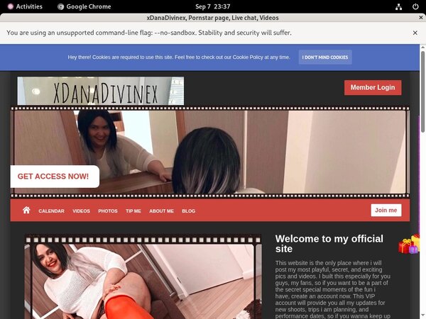 Free XDanaDivinex Membership Account