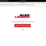 Get Into Alex Legend