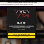 Ladyboy Pussy Watch