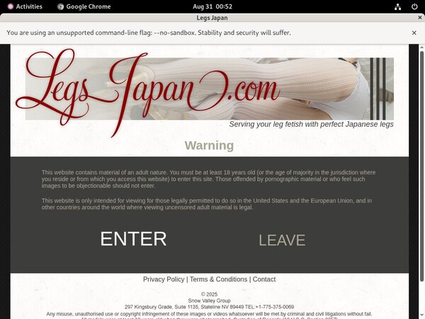 Legs Japan List