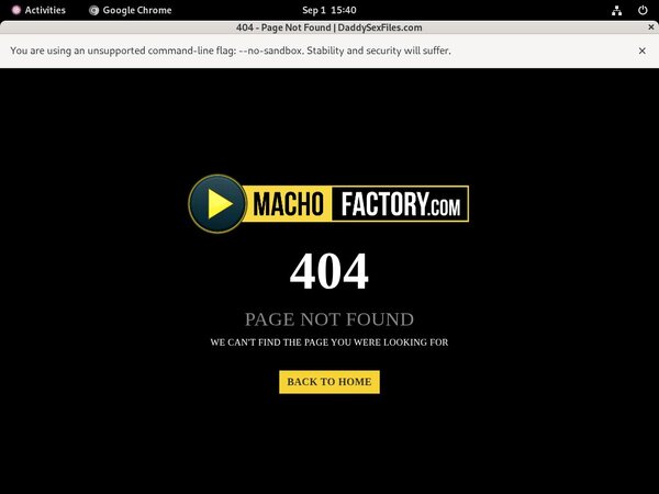 Macho Factory Active Password