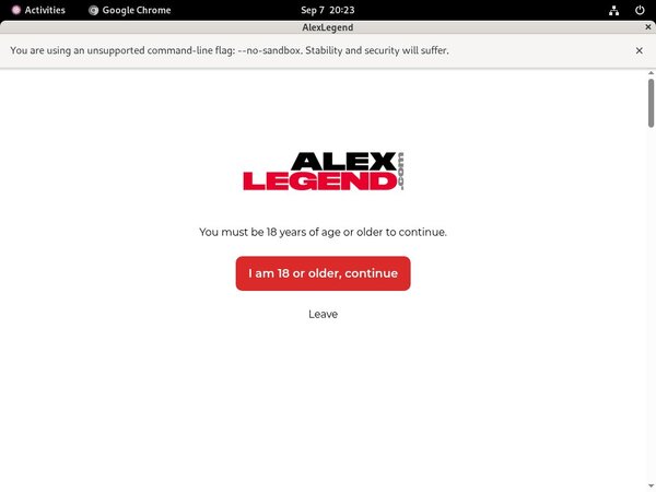 New Alex Legend Discount Promo