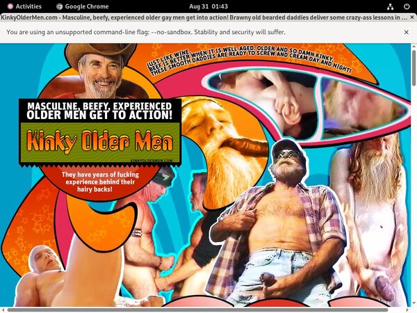 New Kinky Older Men Promo Code