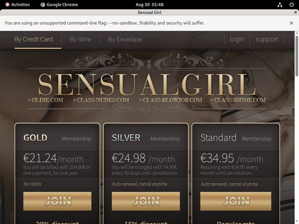 Sensualgirl Password Free