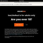 Sexlikereal Member Password