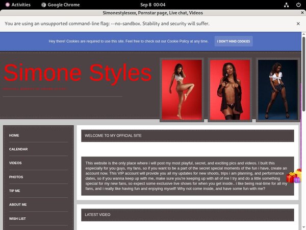 Simonestylesxxx With Direct Debit