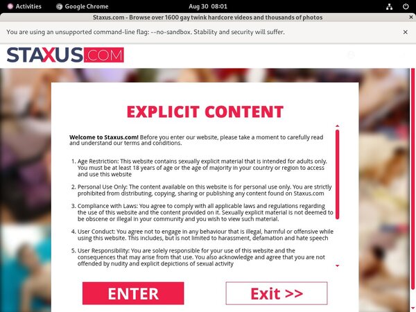 Staxus Payment Options