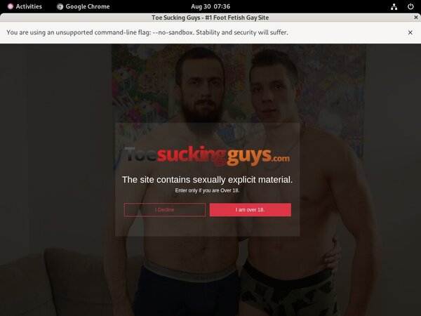 Toe Sucking Guys Password Bugmenot