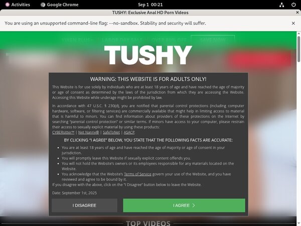 Tushy Hard